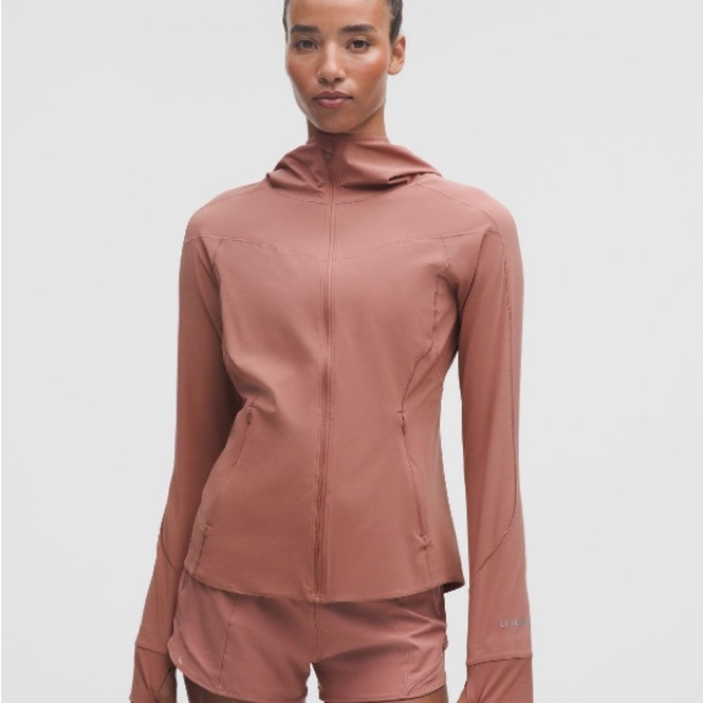 Lululemon Mist Over Windbreaker Red Clay